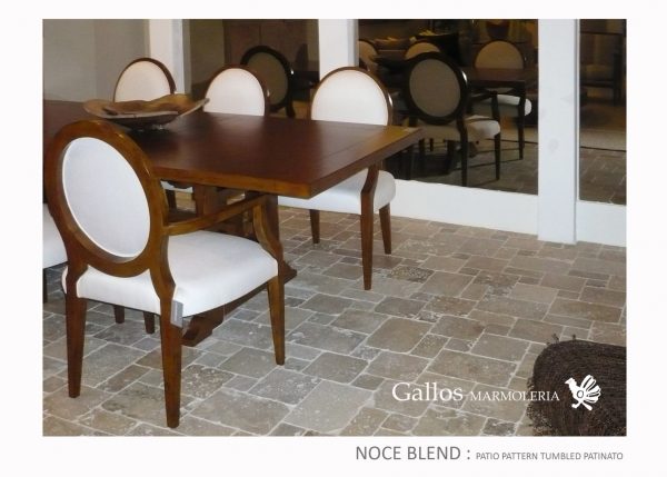 Noce Blend Patio Pattern Tumbled Patinato – Interior (Large)